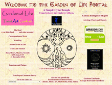 Tablet Screenshot of gardenoflifetemple.com